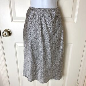 Silk/Satin Midi Skirt